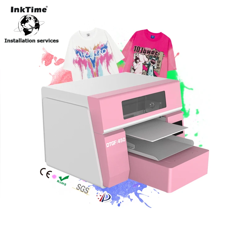 Factory Price A2 A3 DTG Digital Inkjet Printer 2Pcs 1600 Printheads DTG DTF T-shirt Printing Machine