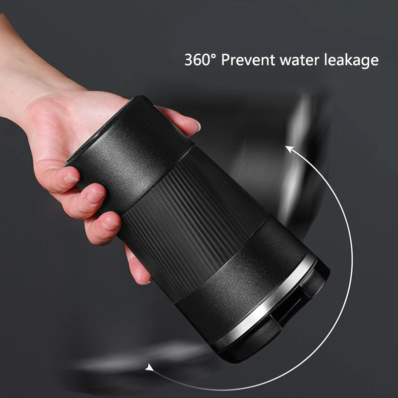 OEM Custom Logo Printed Temperature Control Display Stainless Steel Double Wall Thermos Coffee Cups Smart Travel Coffee Mugs