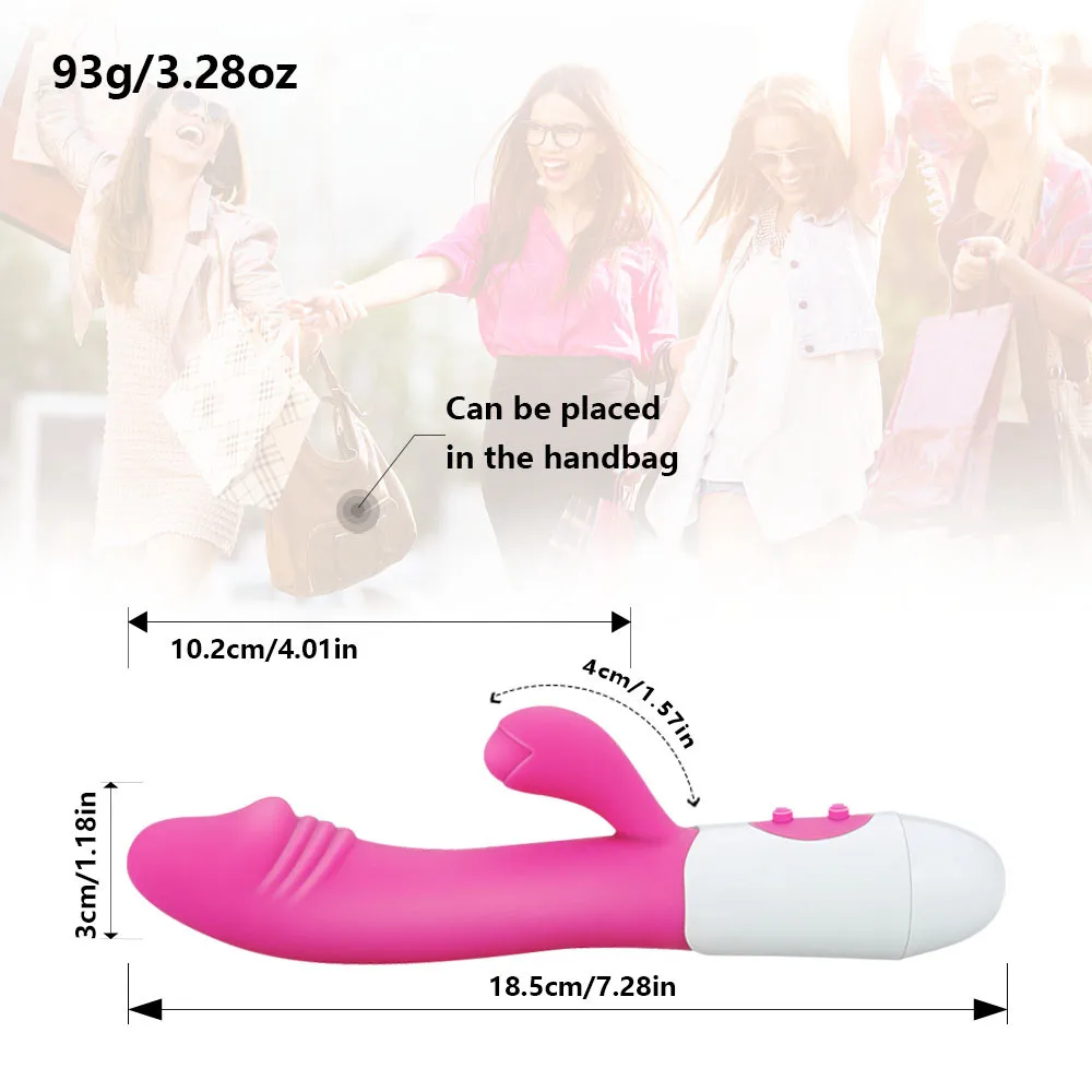 G Spot Dildo Sextoy Double Clitoris Vagina Rabbit Vibrator Sex Toys Adult For Woman