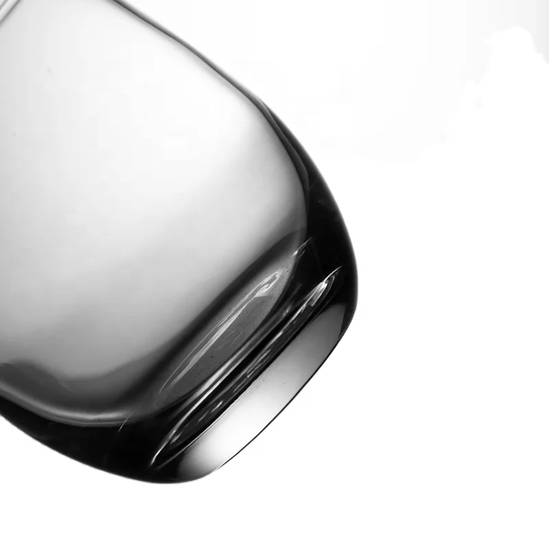 Custom Transparent Crystal Glass Cup round Shape Whiskey Vodka Liquor Drinking Cups