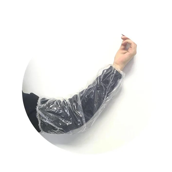 Полиэтиленовые пластиковые рукава для рук, одноразовые полиэтиленовые рукава