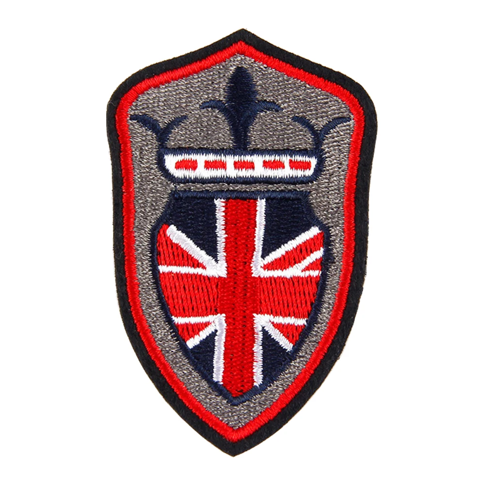 Custom logo wholesale sew on clothing patches iron on  jacket emblem embroidery patches