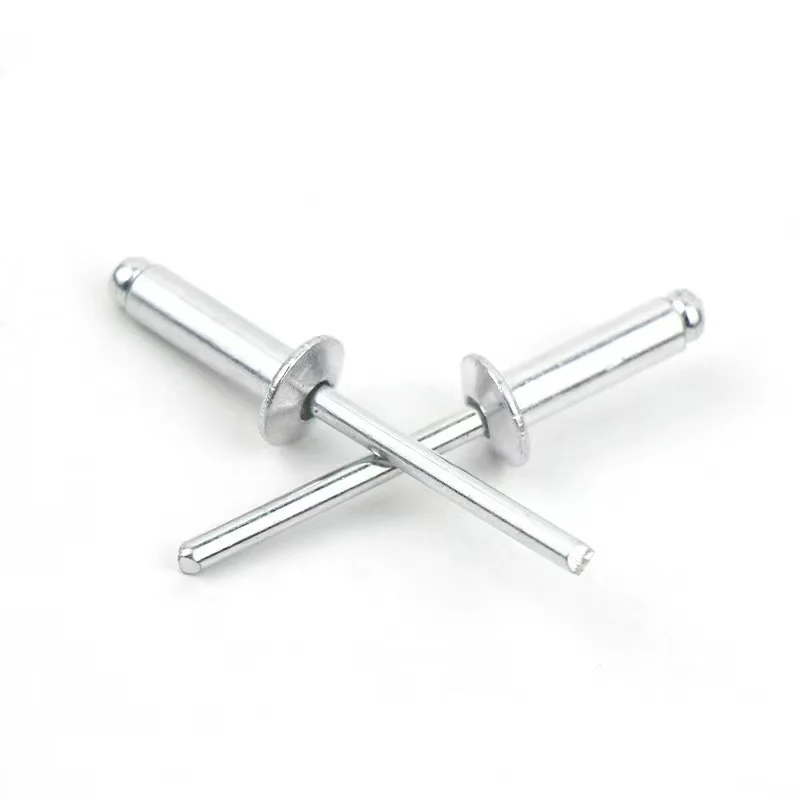 SCREWS MADE OF ALLOY STEEL M 6 X 1.0 BLIND RIVET NUT, HEX BODY REDUCED HEAD OPEN END STEEL ZINC PLATED