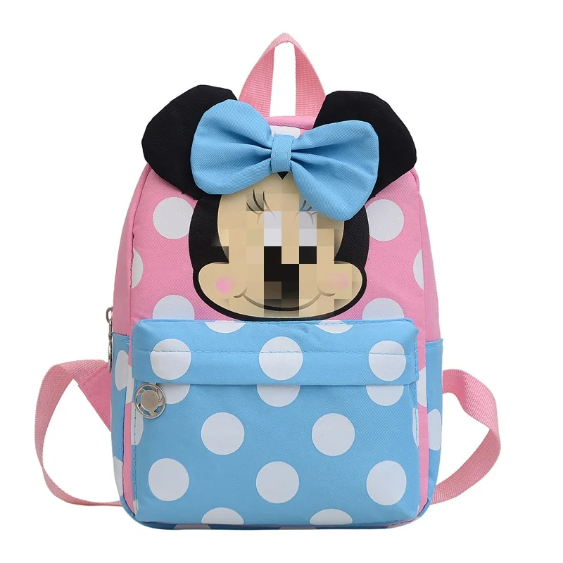Fashion School Bags Cartoon Lovely Mouse Doll Backpacks High-capacity Nylon Waterproof Traveling Shoulders Bags For Children
