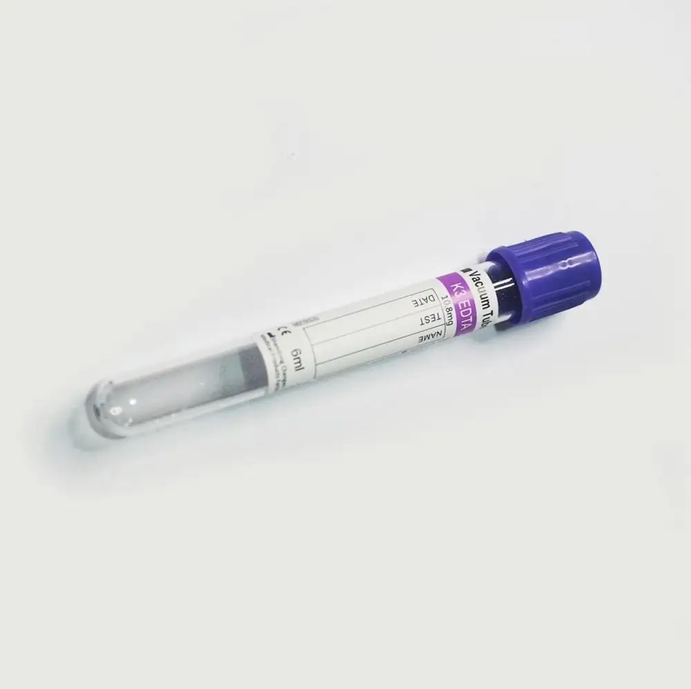 2ML Glass EDTA K3 Lavender Tubes