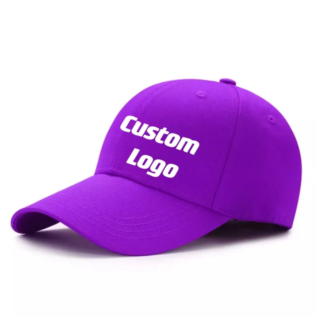 2022 Custom cotton fitted Unisex printed snapback hats baseball cap for men embroidery logo sports cap