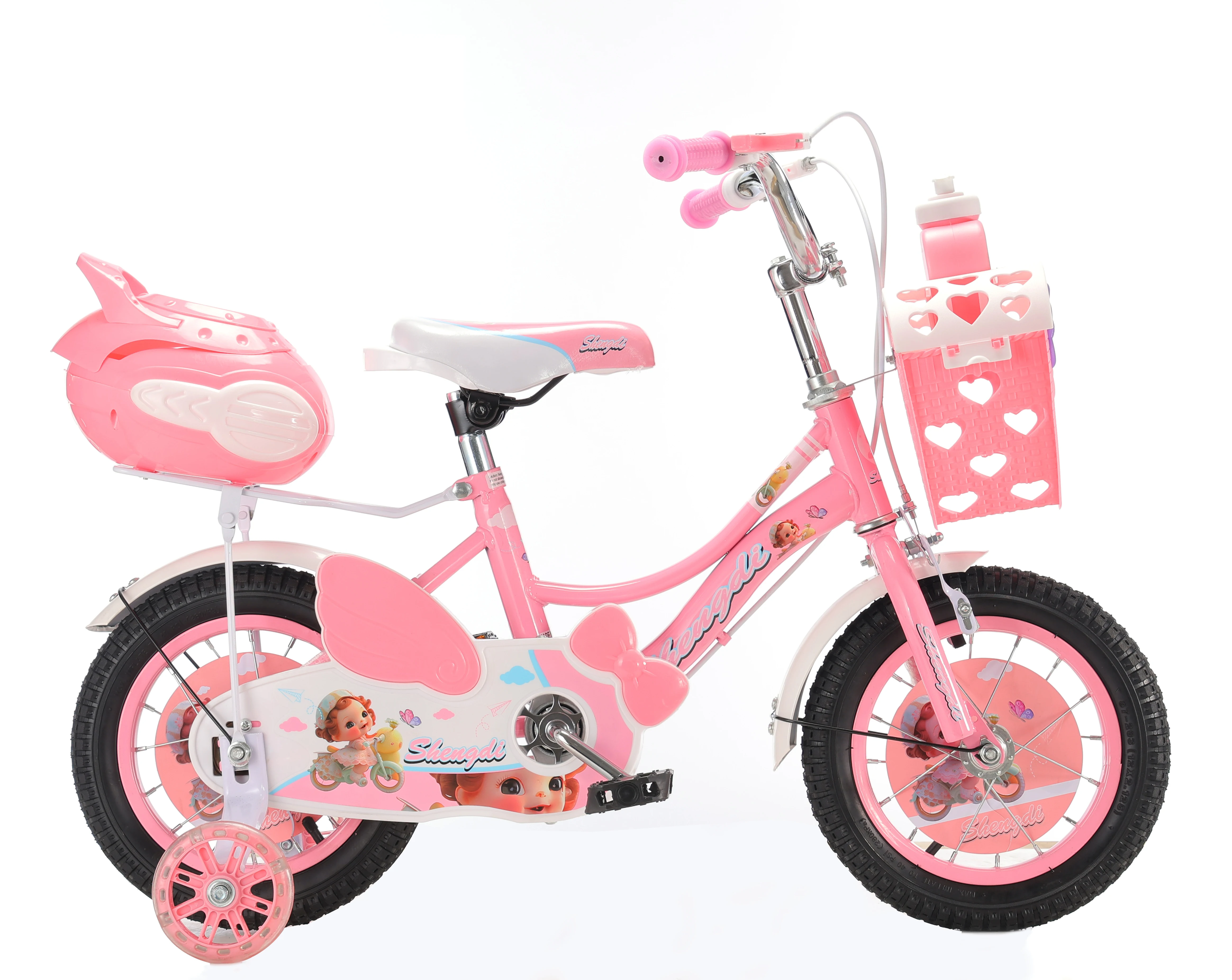 OEM Safety Baby Bicycle Child Steel Plastic Material beautiful Children Bicycle Pink Color Kid Bike For Girls and boys