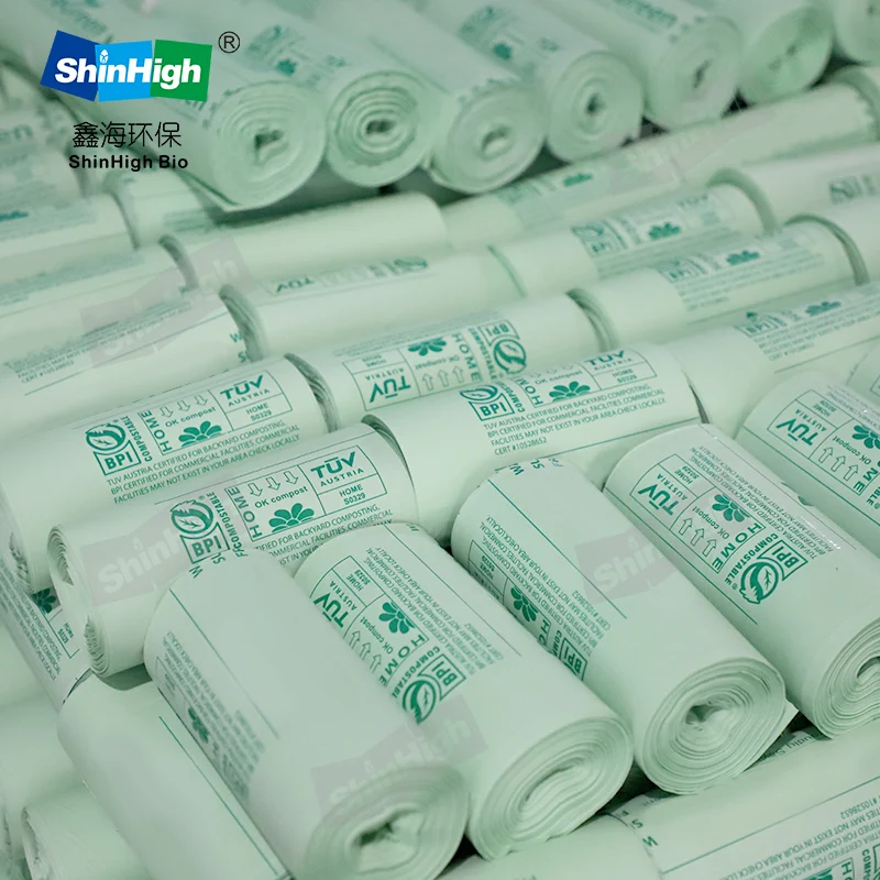 Extra leaking plastic garbage Bags Gallon 50 Count Biodegradable Trash Bags waterproof