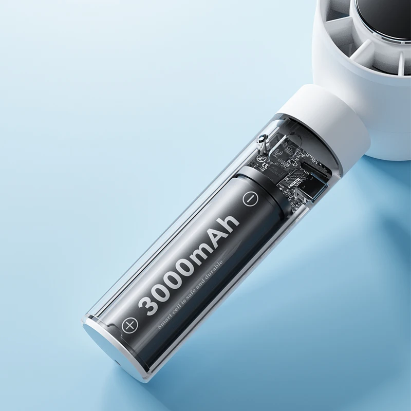 3000mAh Rechargeable Highspeed Refrigeration Pocket Mini Handheld Fan USB Portable Personal Hand Held Fan