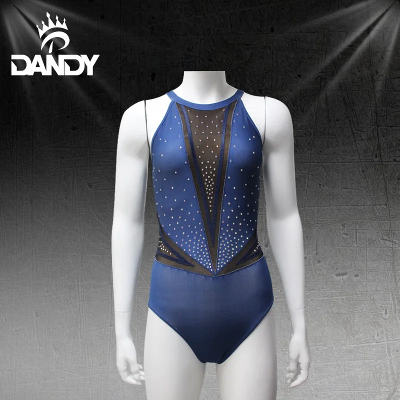 Dandy Custom Logo leotards gymnastic girls Hot Selling Leotard With Rhinestones