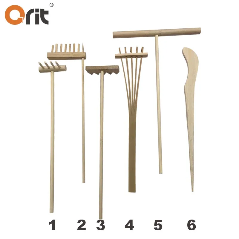 Mini Miniature Garden Tools Zen Garden Rake Set Single Zen Rake 4 Tine