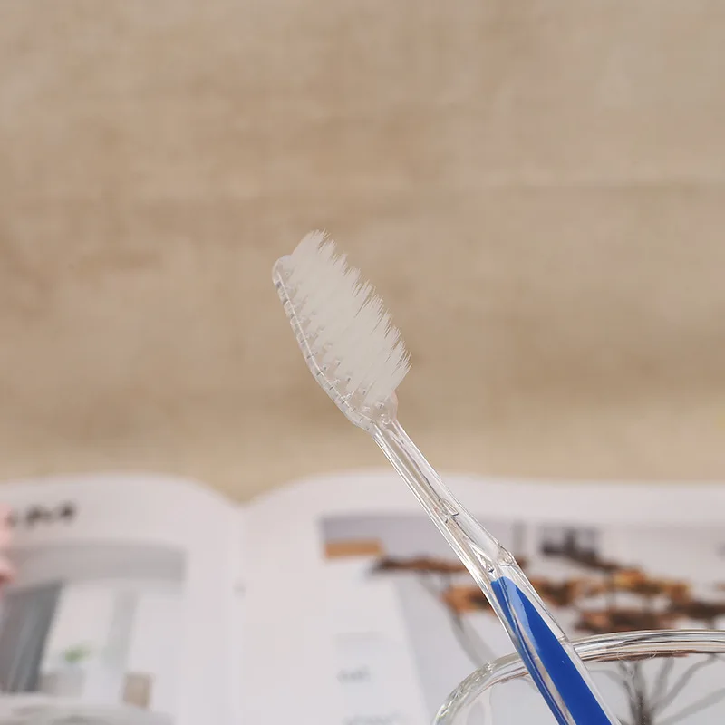 Disposable Toothbrushes Individually Packaged Multi Color Pack Affordable Bulk Pack of Disposable Manual Tooth Brush for Hotel