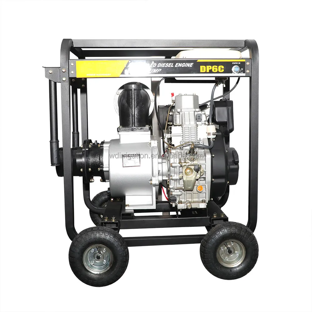 Big Flow 6 Inch Air-Cooled Diesel Engine Self-Priming Pump Sets