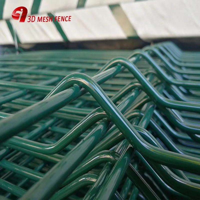 Powder Coated Curved Metal Wire Mesh Panel Wire Mesh Cable Tray Making Machine 3D Welded Wire Fence For Sale