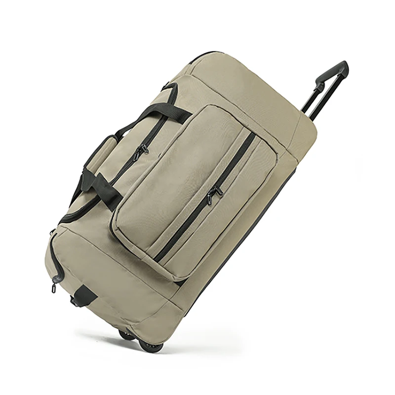 Custom Rolling Duffel Bag Deluxe High Quality Large Capacity Travel Wheeled Duffel Bag