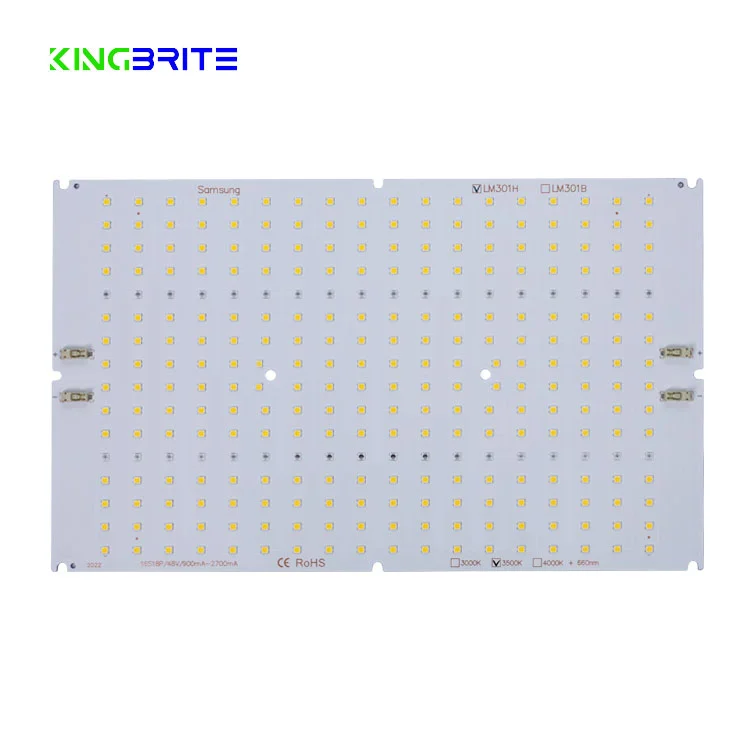 2022! Kingbrite LED Board Lm301h V3 with Deep Red 660nm samsung Kb288 PCBA
