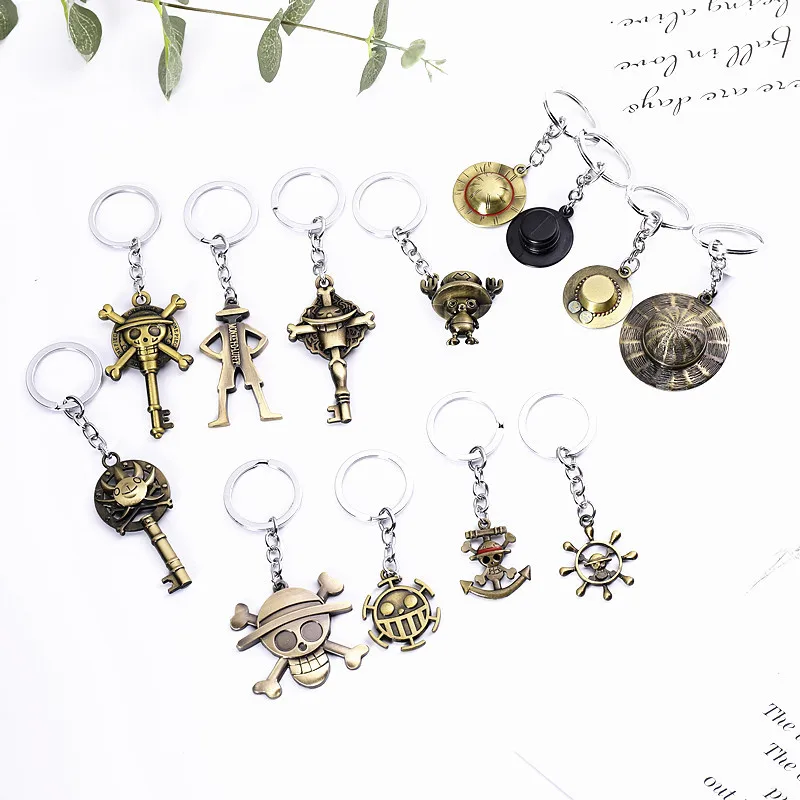 the Pirate King Character Hat Series Zinc Alloy Metal Carabiner Keychain