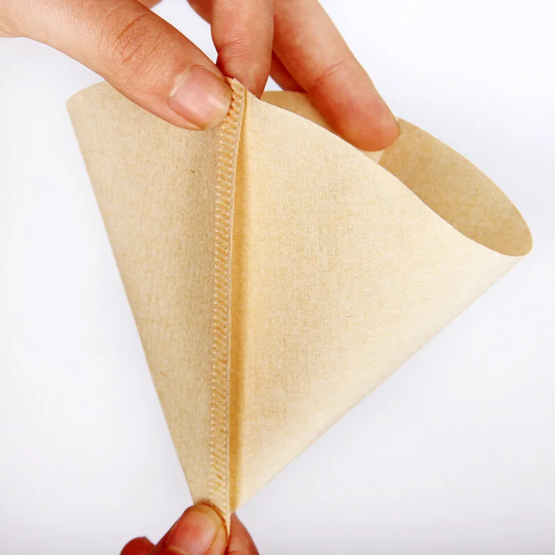 Ecocoffee V60 Pour Over Paper Coffee Filter Household Barista Coffee Maker 40 100pcs Per Bag Japanese Material Filters