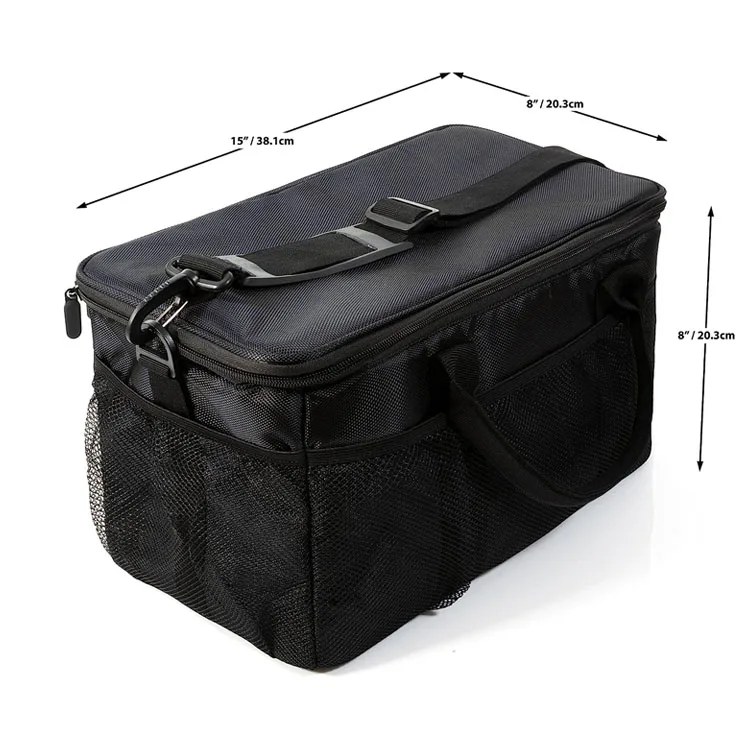 High Quality Custom Padded Trumpet Mute Storage Bag with Adjustable Dividers