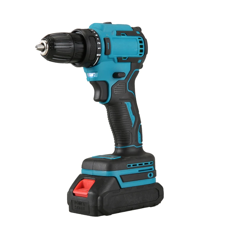 21v Cordless Electric Drill Portable Electric Tool Brushless Electric Lithium Rechargeable Drill