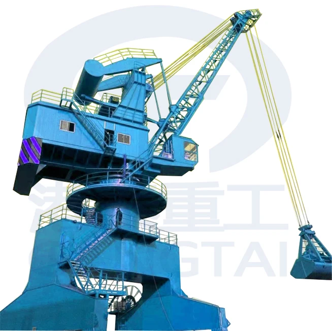 Outdoor Loading And Unloading 100 Ton Luffing Single arm Mobile Portal Crane