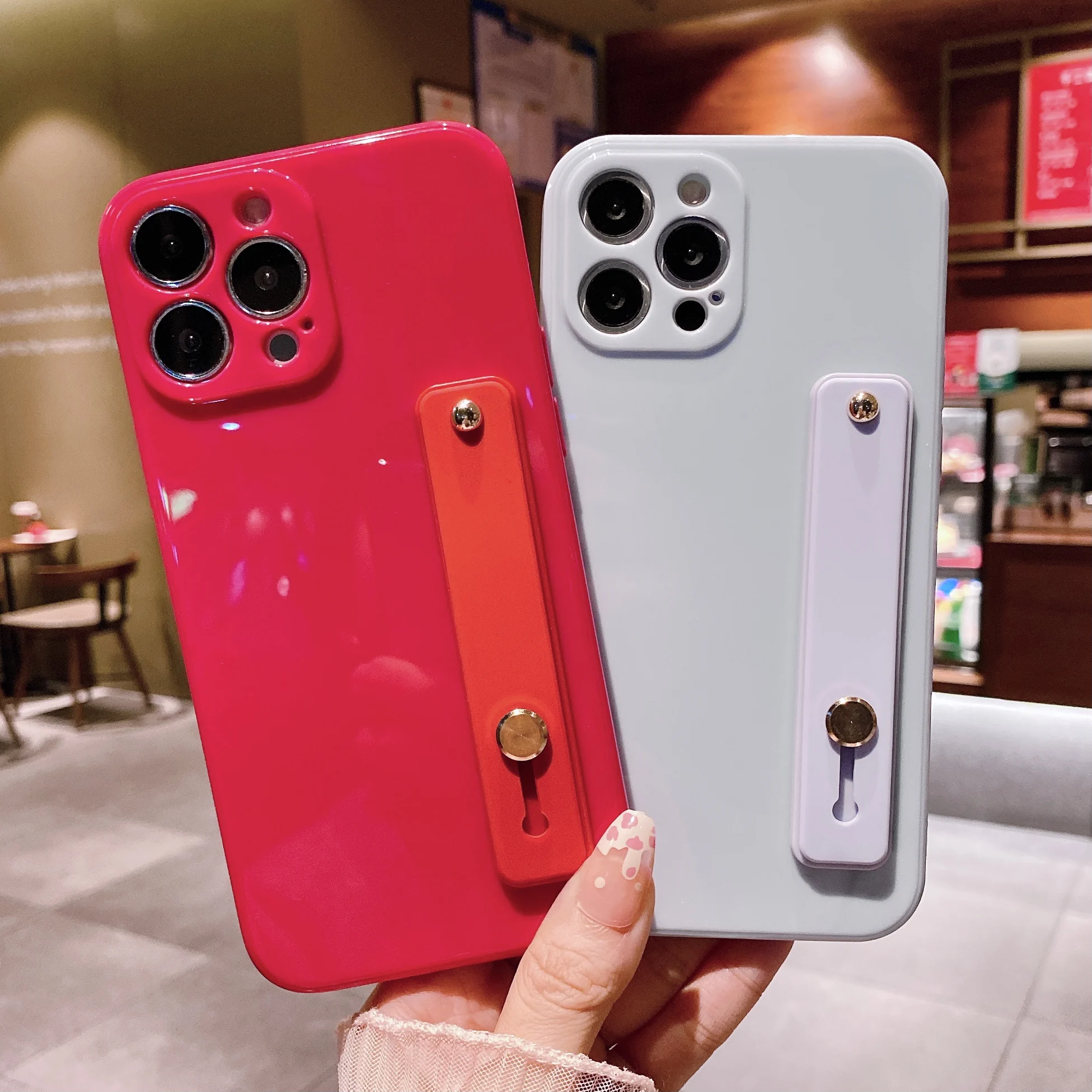 Silicone Cover For iPhone 13 12 Pro Max 11 Pro Max Case For iPhone X R Xs Xr 7 8Plus luxury Plating Case for iPhone 11 Cover