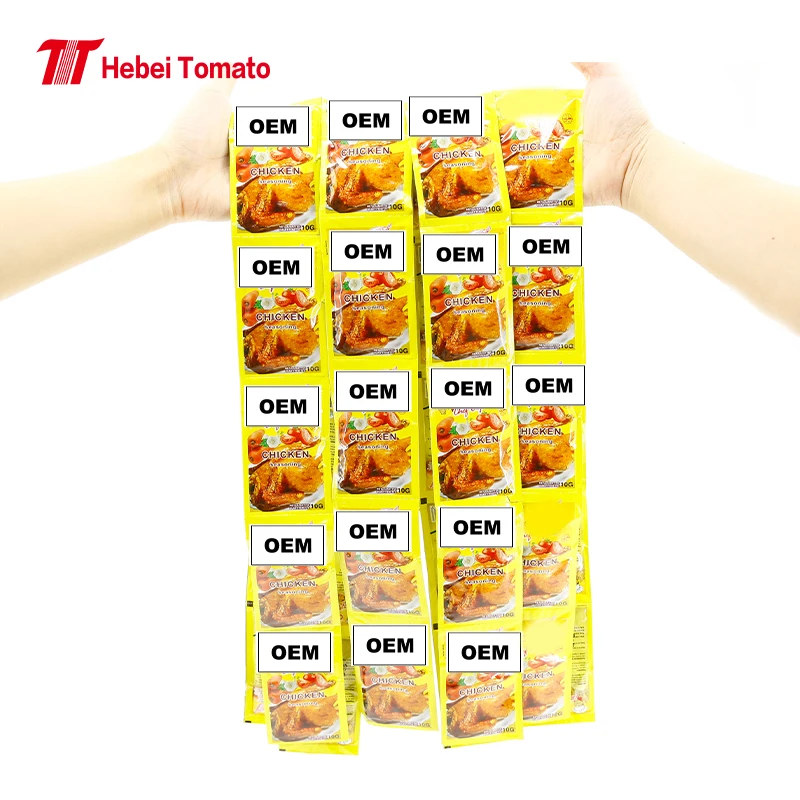 10g Chicken Seasoning Powder Spices Bouillon Chicken Meat Extract Powder for Cooking African Food