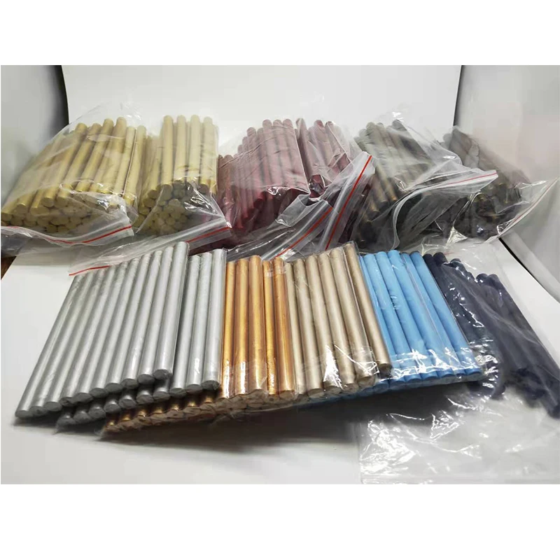 Champagne Gold Round Wax Bar Invitation Glue Gun Wax Envelope Seal Stick