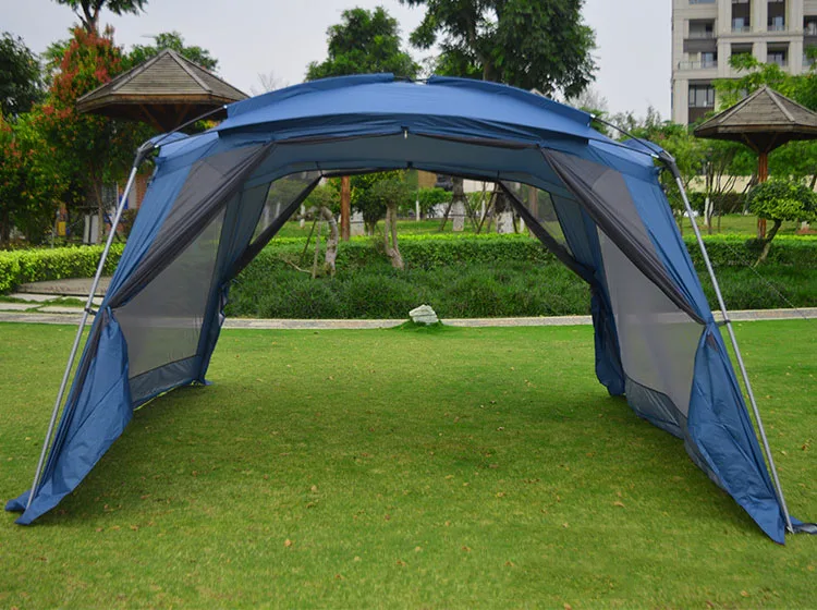Custom Portable Camping Mosquito Net Outdoor Sunshade Cover Mesh Tent for Family Party Garden Beach Travelling Camping Tent