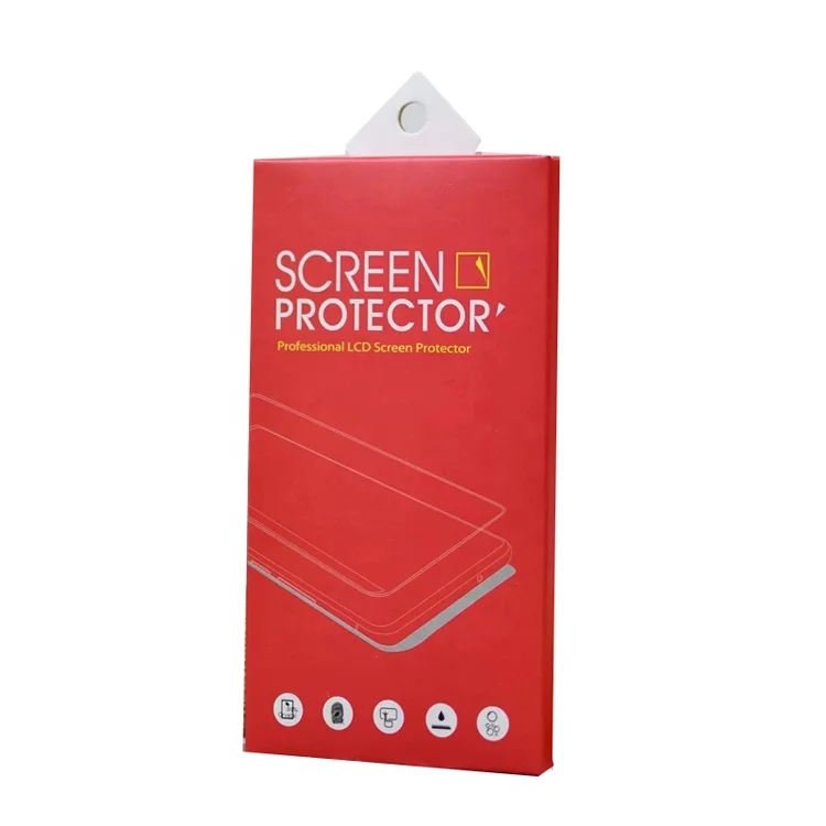 Wholesale Personalized Printed Logo Mobile Phone Accessory Card Box Packing Box For Screen Protector