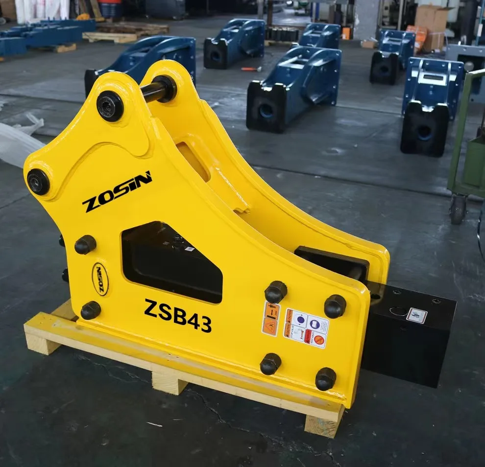 China factory ZOSIN brand produces excavator hydraulic breaker for 8 ton excavator JCB excavator hydraulic breaker