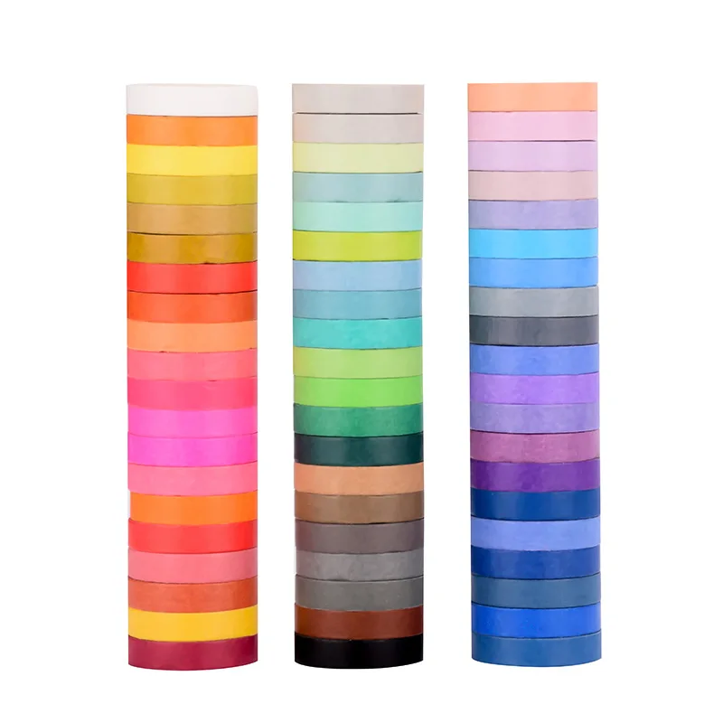 Easy Tear Rainbow Colored Arts and Crafts Labeling Paper Artist Masking Tape