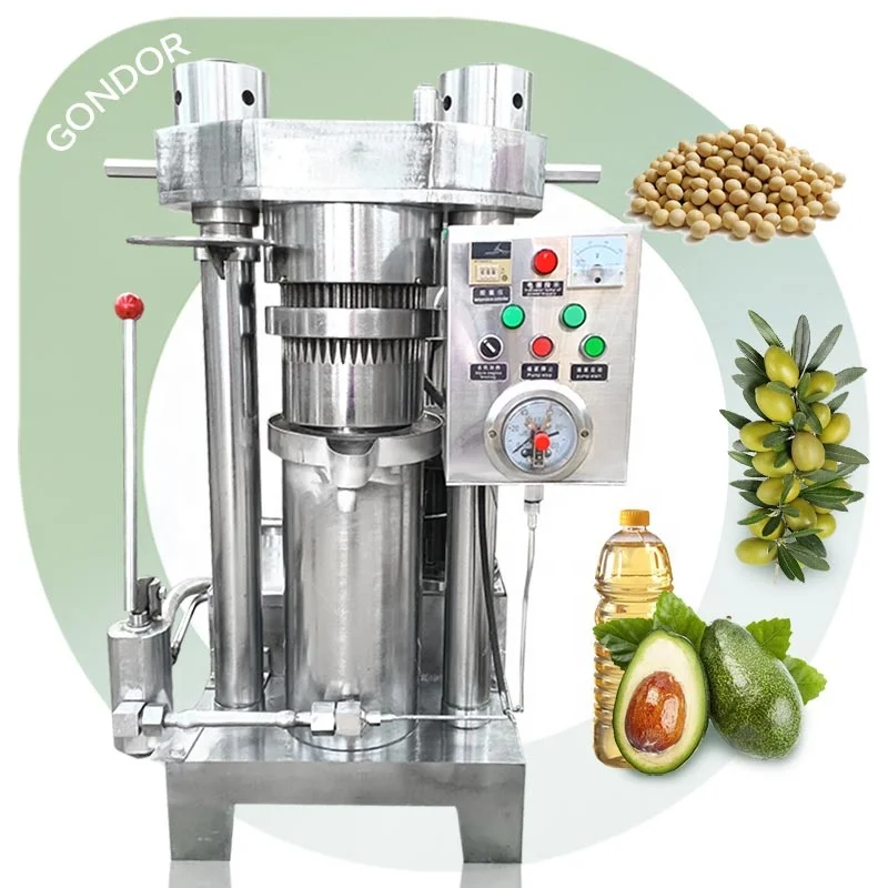 Avacado Palm Kernel Macadamia Soya Bean Small Manual Hydraulic Oil Pressure Press Extraction Machine