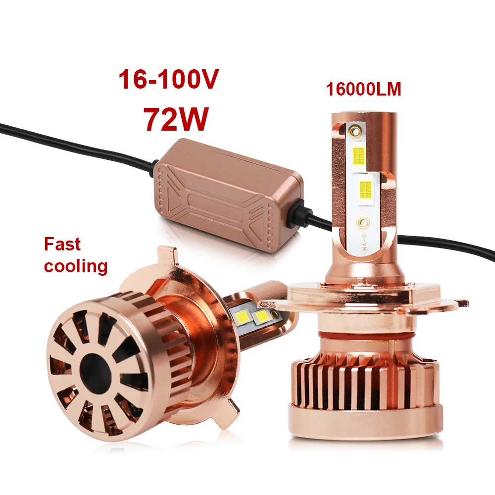 
2021 New Factory Supply Truck Lighting System Heavy Trucks 100w Error Free Canbus Led H7 H1 H3 H4 Led Headlight Bulbs for Cars 