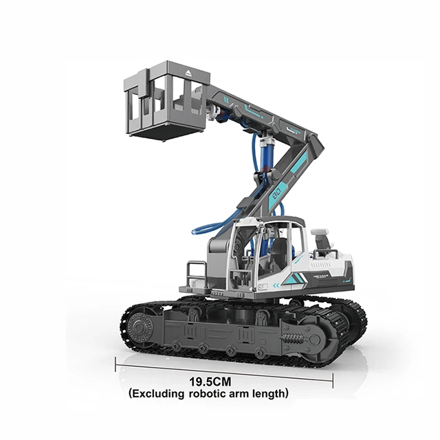 DIY Self-assembled STEAM parent-child game interaction 127pcs principle of hydraulic power robotic arm fire truck toy other toy