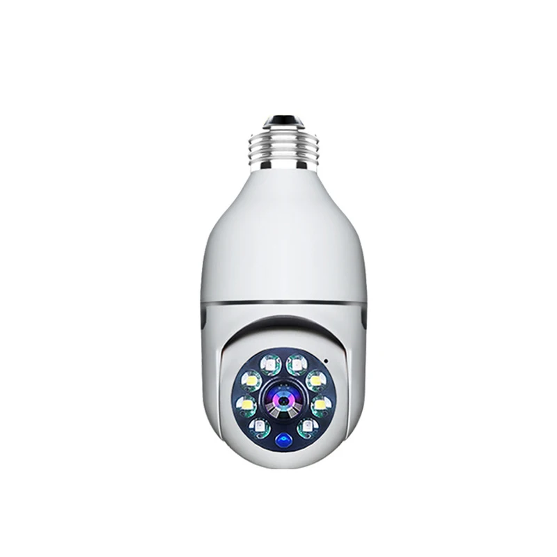 1080P Full HD Security Serveillence Color Night Vision Auto Tracking Video IP Bulb Wifi Wireless Security Camera