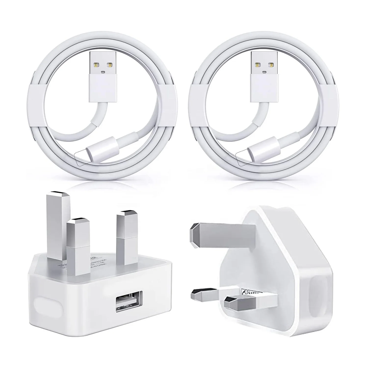 Orignal Package Box Charging Wire Fast Charger for iphone UK US EU Plug Travel Adapter for iphone 15promax