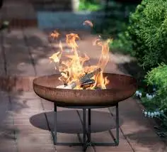 Wholesale Outdoor 800mm Corten Steel Fire Pit Bowls