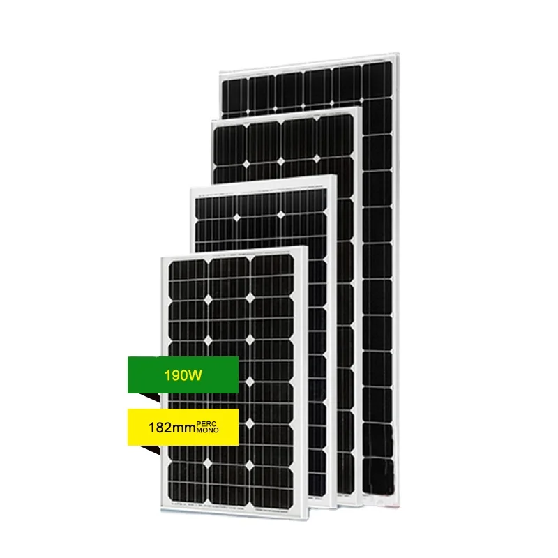 Micro Inverter Half Cell 120w 135w 180w 190w Solar Panel For Home Power