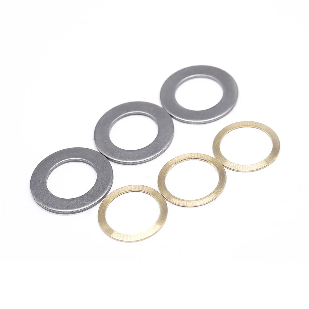 Industrial Round Flat Plain Washers Brass Steel Aluminium Carbon Bronze-Wedge Style with Zinc & Plated Finish