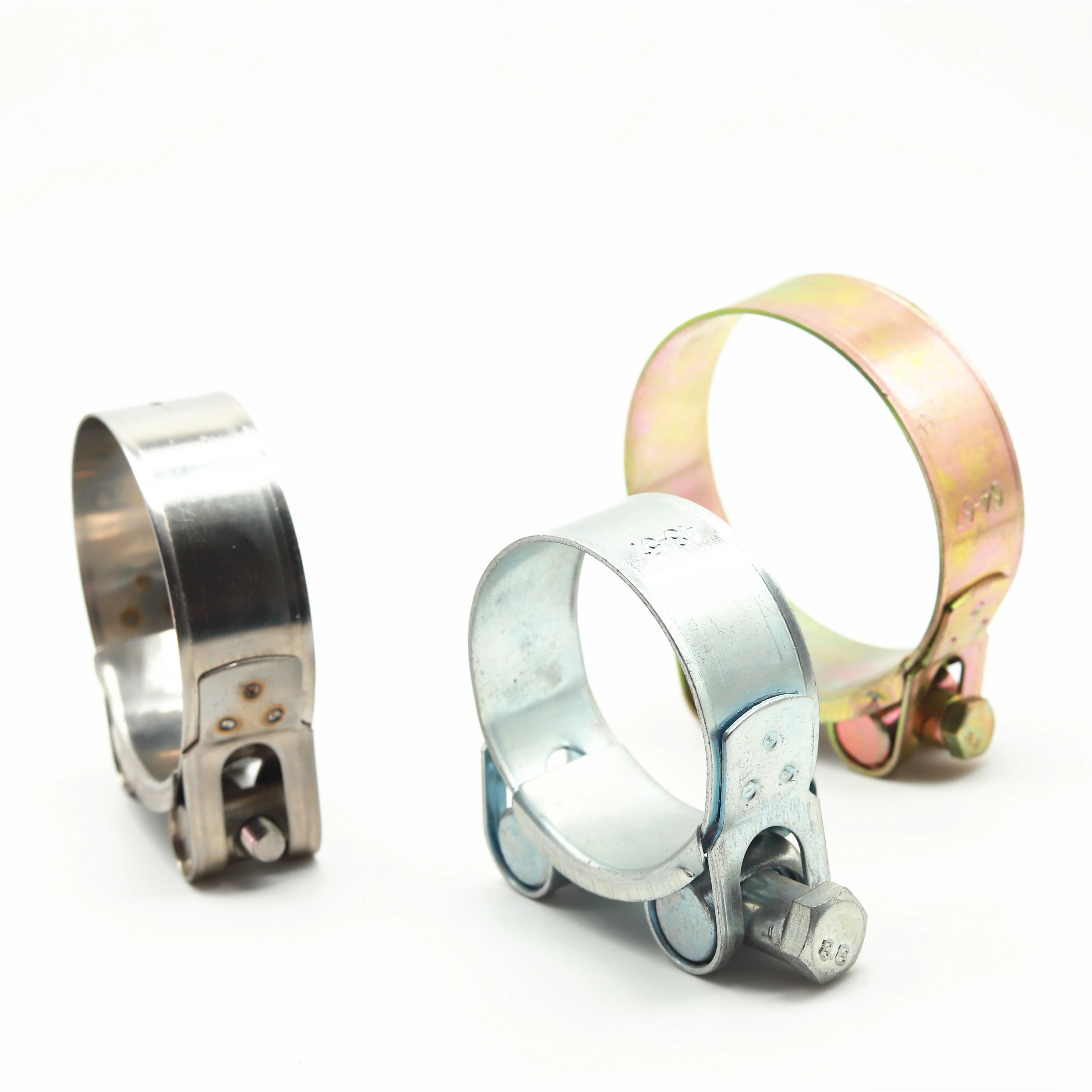 Large Heavy Duty Stainless steel adjustable American type radiator hose clamp