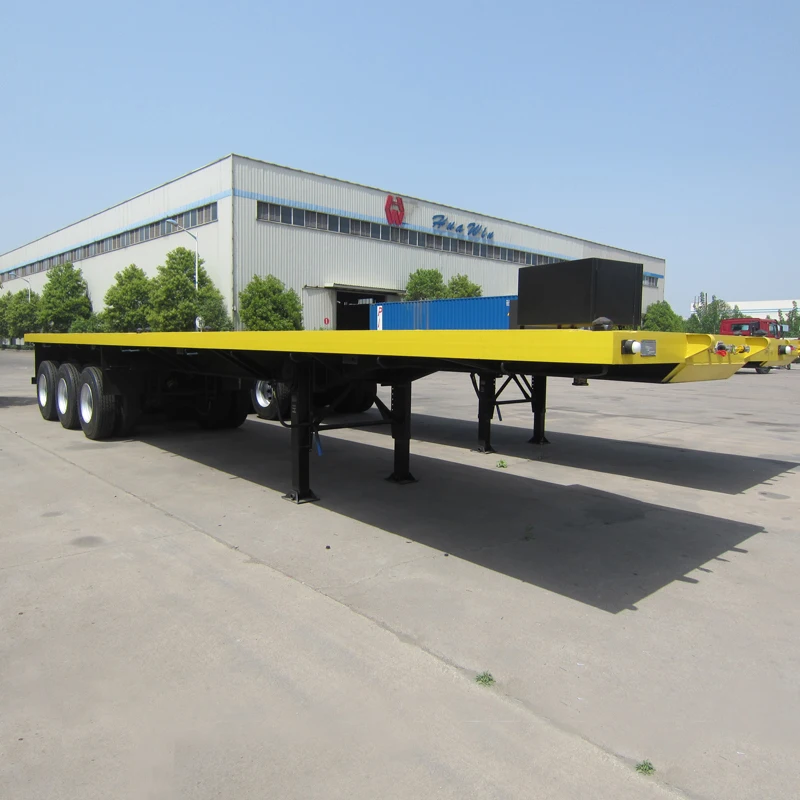 Китайского производства компании тяжелый 12m грузовой прицеп бортовой полуприцеп