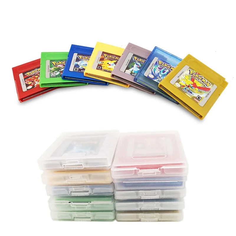 High quality 7 kinds of pokemon cards trading cards game  for gba gbc
