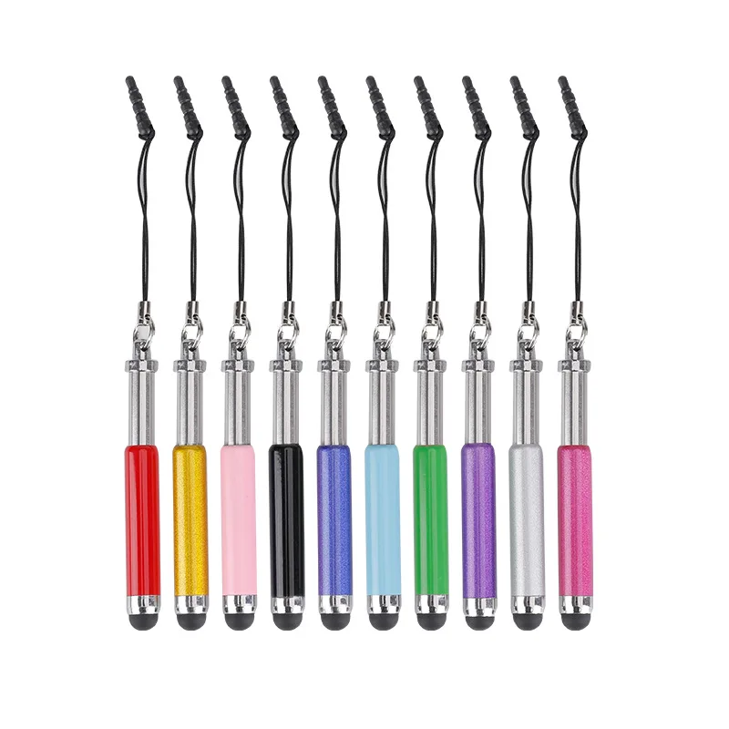 Two sections retractable touch pen Phone Accessories Promotional Gift Universal Capacitive Stylus Touchscreen Pen For Tablet PC