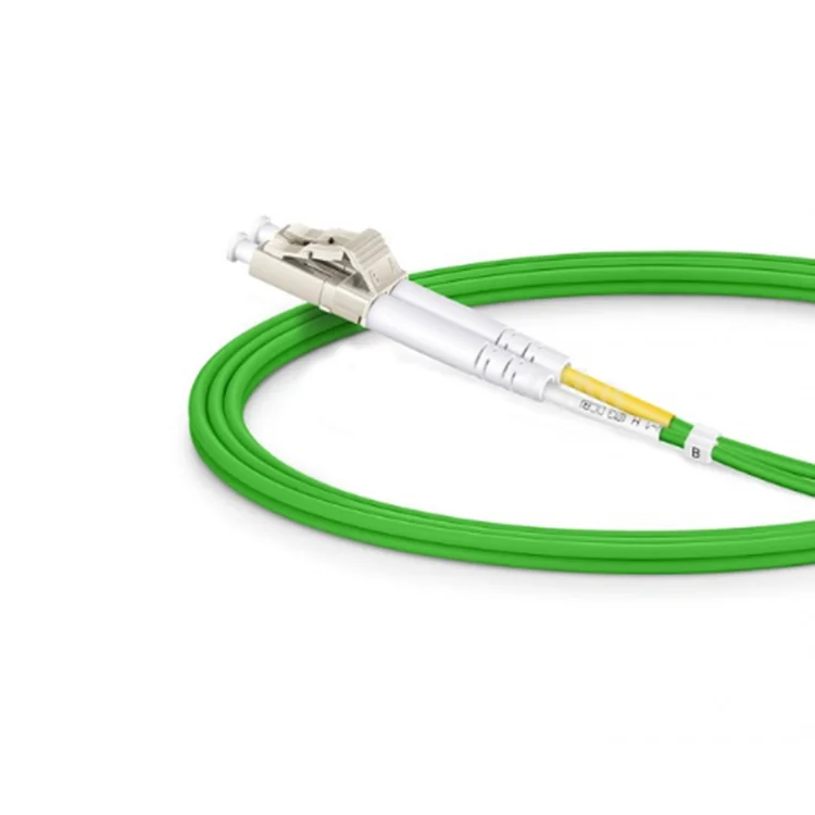 5m (16ft) LC UPC to LC UPC Duplex OM5 Multimode Wideband PVC 2.0mm Fiber Optic Patch Cable