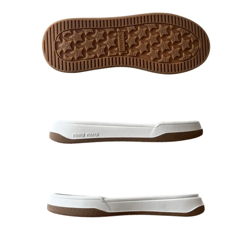 Luxury brand non-slip two-color EVA sole And TPU custom OEM processing comfortable business casual shoe outsole