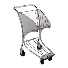 High quality Four-wheeled stainless steel airport trolley