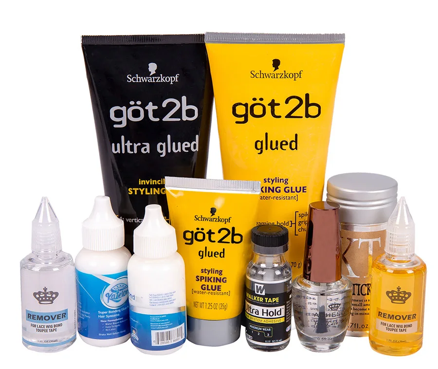 Quality Ultra Hold For Lace Wigs Hair Glue Remover Wax Stick Wig Glue Waterproof Korea Hair Wigs Liquid Glue