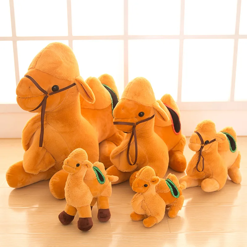 Factory prices kids children gift camel doll cartoon animal stuffed camel plush soft toy
