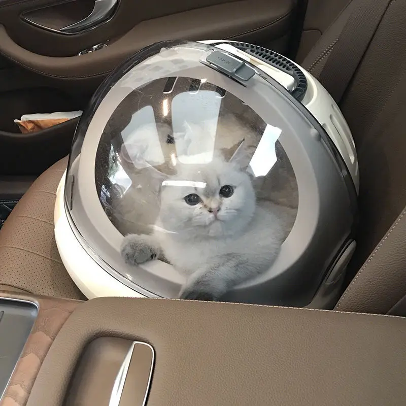 Cat bag portable cat cage space capsule pet dog backpack portable backpack cat nest dual-purpose aviation box